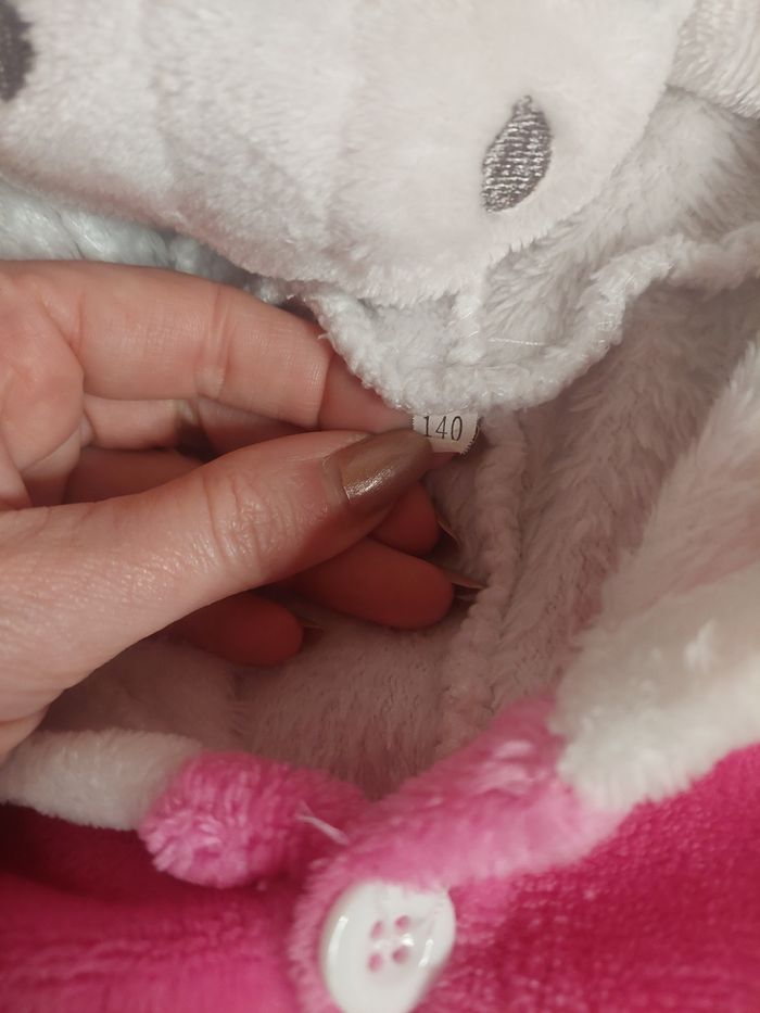 Combinaison pyjama capuche "licorne" fille ado chaud 10 ans (140cm) BE 🦄 - photo numéro 7