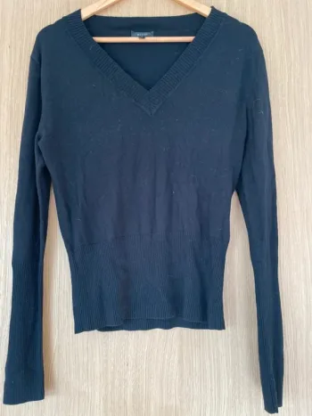 Pull noir mix in taille L