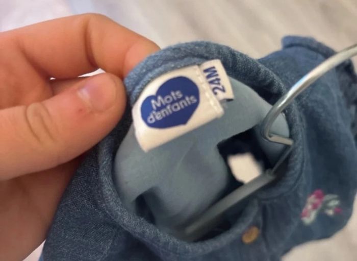 Robe en jean bébé fille taille 24 mois - photo numéro 3