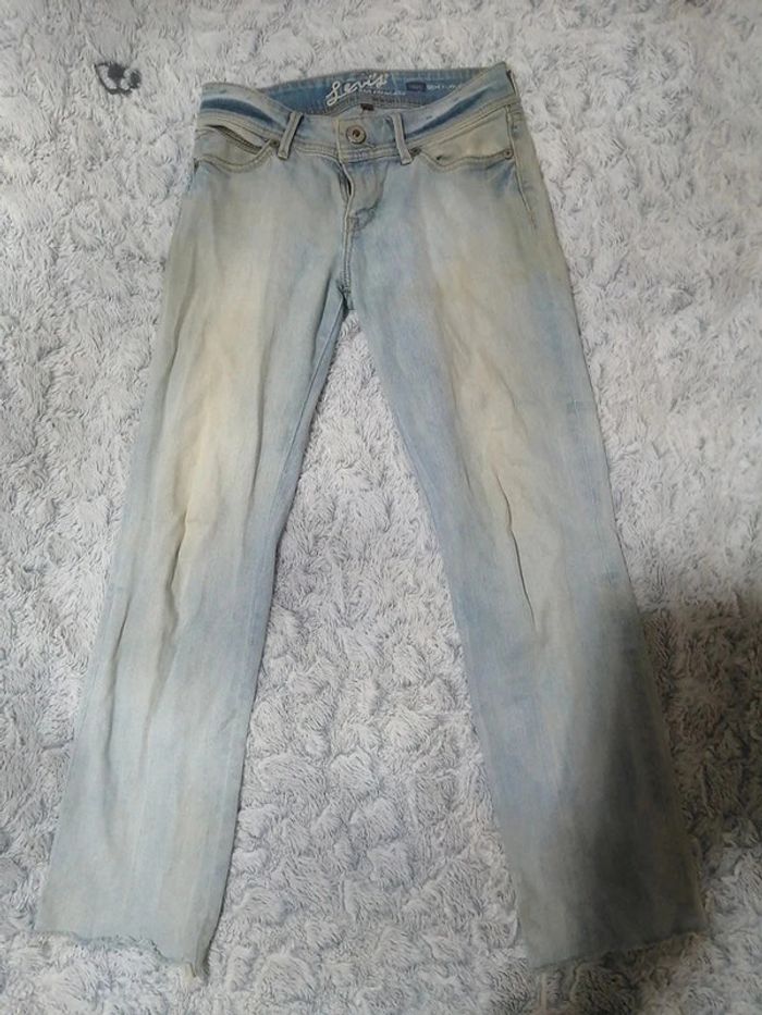 jeans skinny Levi's bleu clair taille 38