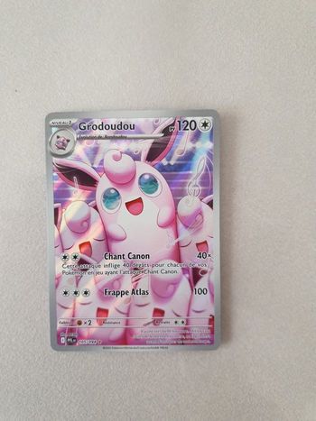 Carte Pokémon grodoudou 