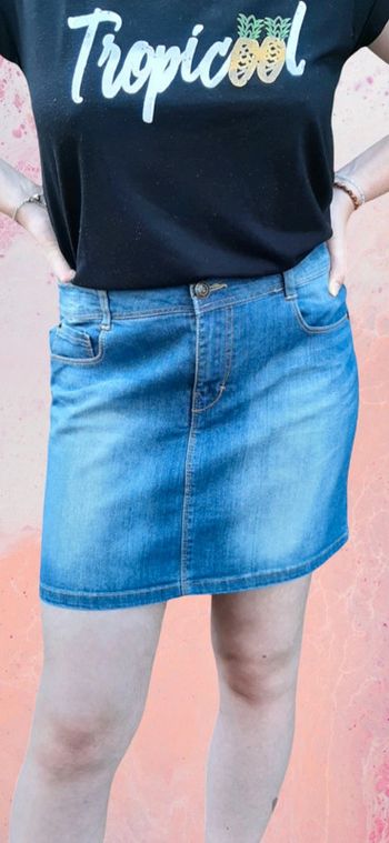 Jupe en jean bleue fille taille 16 ans