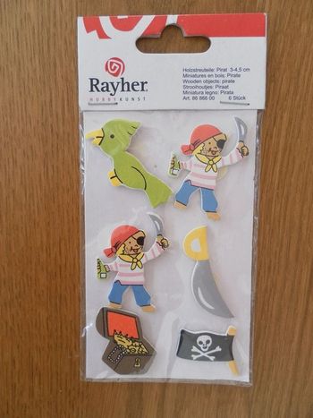 Embellissements scrapbooking pirate