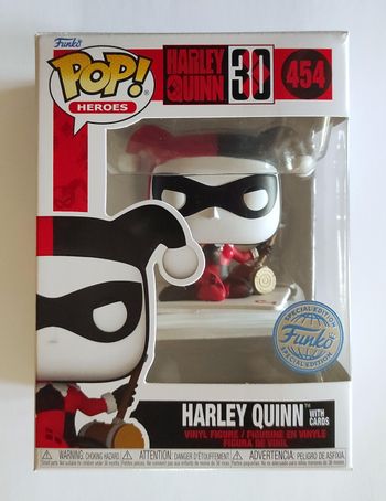 Funko POP Harley Quinn & Cards #454 Exclusive - DC Comics - Figurine Vinyle