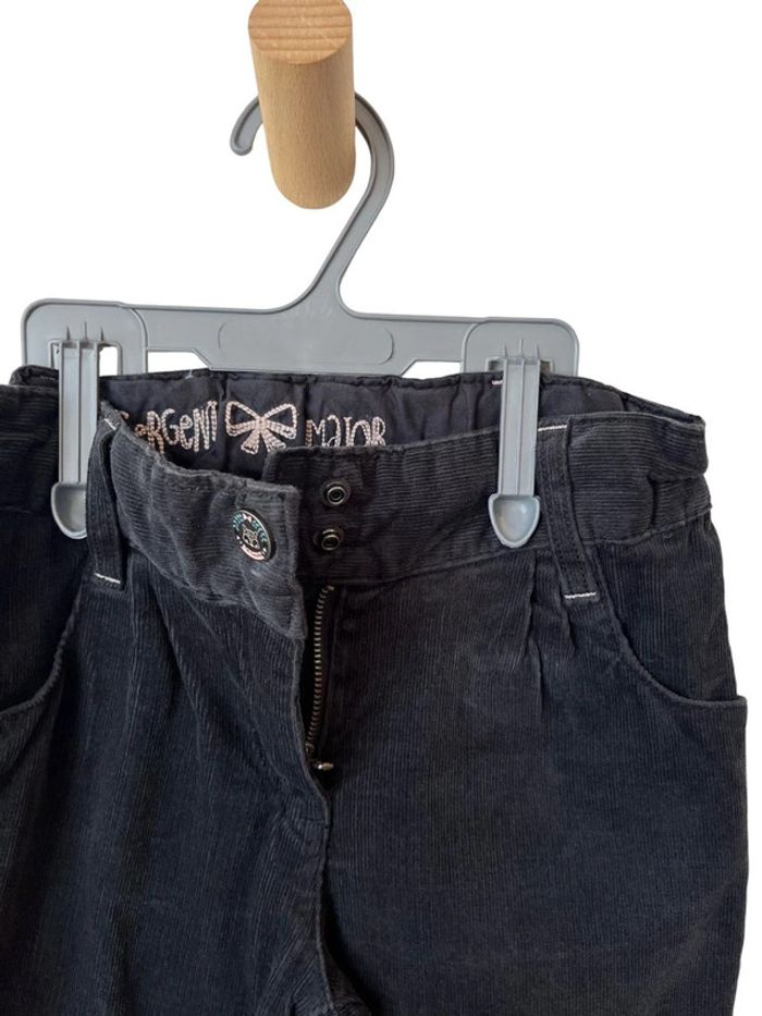 Pantalon en velours côtelé gris foncé - Sergent Major 8 ans (128cm)