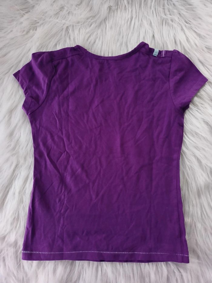 T shirt violet manches courtes quechua 10 ans N*0557 - photo numéro 2