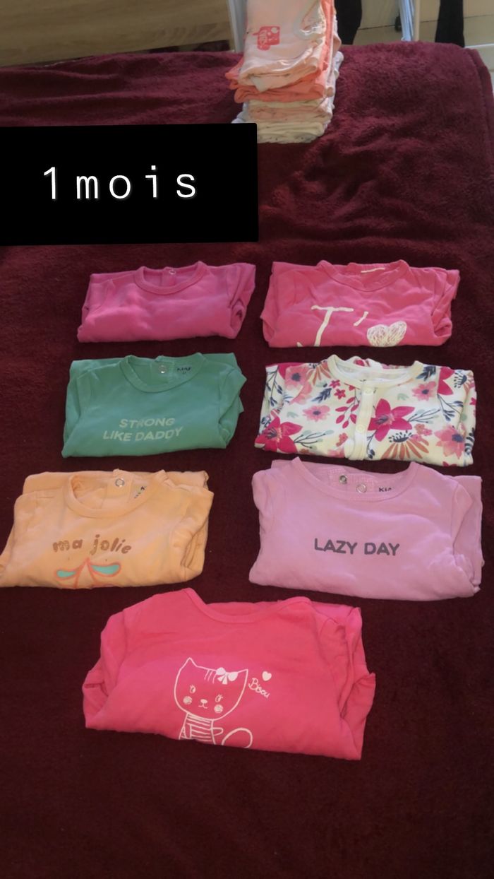 Pyjama, bébé fille 1 mois - photo numéro 5