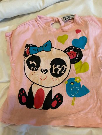 T-shirt fille 6 mois