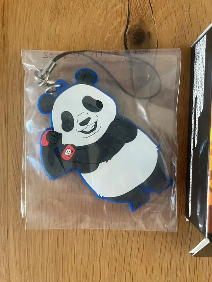 Jujutsu Kaisen – Porte-clés caoutchouc Panda Ichiban Kuji Kyun-Chara Illustrations 7 cm
