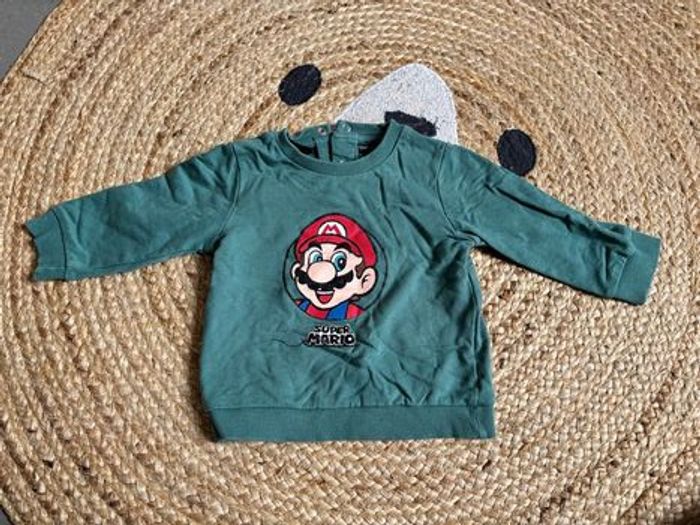 Pull léger garçon 12 mois Mario - photo numéro 1