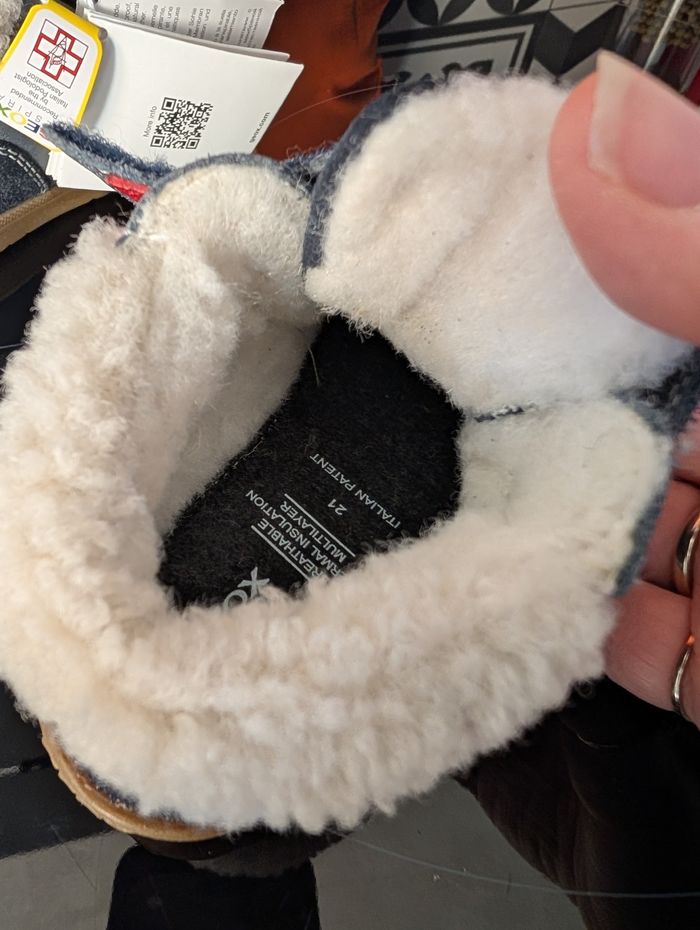 Chaussures tout cuir doux et souple garçon. Chaudes. Taille 21 idéal premier pas. Neuf. Geox - photo numéro 8