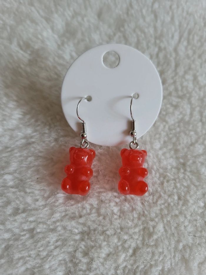 Boucles oursons haribo rouge