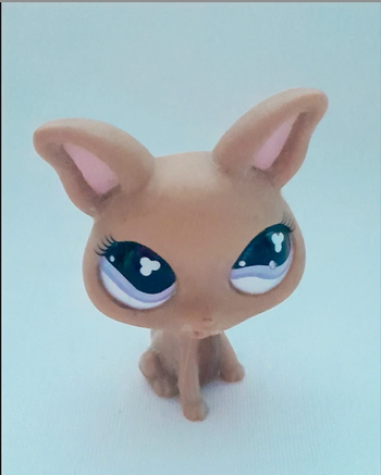 Figurine Littlest Pet Shop Chien Chihuahua marron
