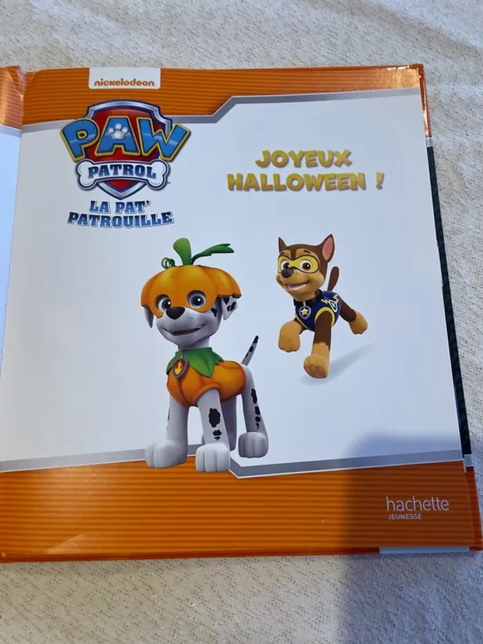 Lot de 2 livres pat patrouille joyeux Halloween et fleurus - photo numéro 4