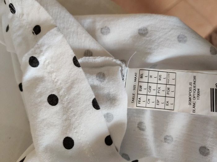 Top à pois - photo numéro 3