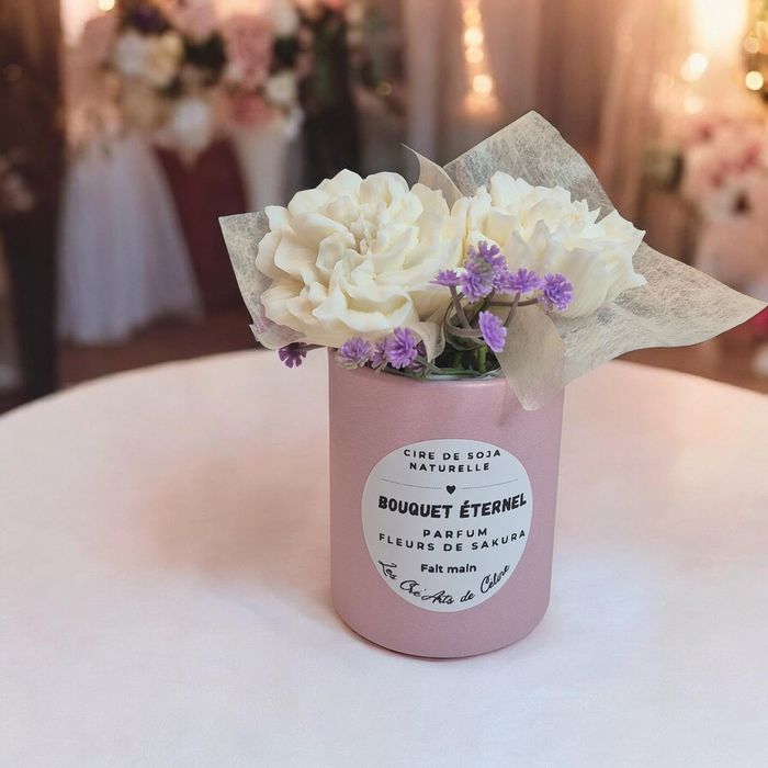 Décoration fleurie / Fausses fleurs / Petit Bouquet éternel - photo numéro 4