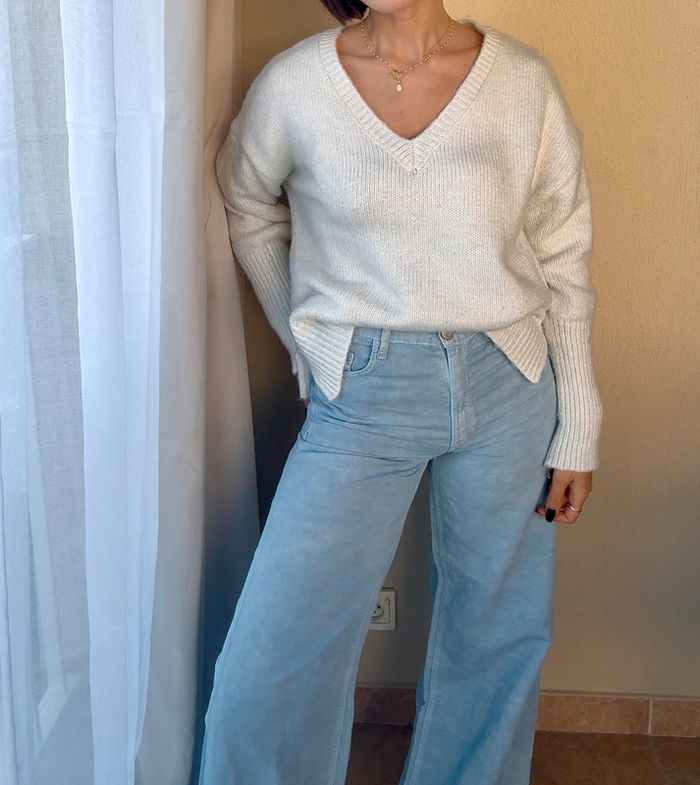 Pull LPB blanc taille S/M très bon état - photo numéro 2