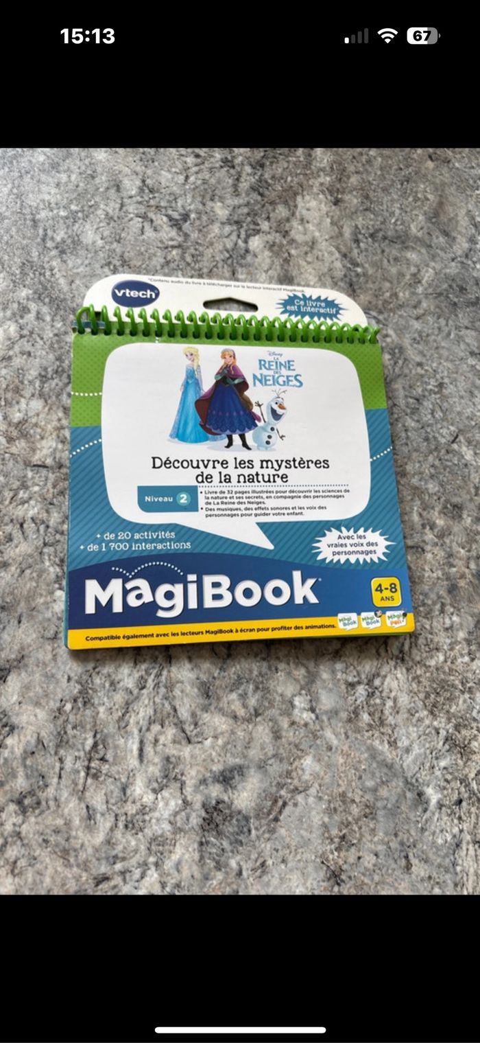 Magibook la reine des neiges