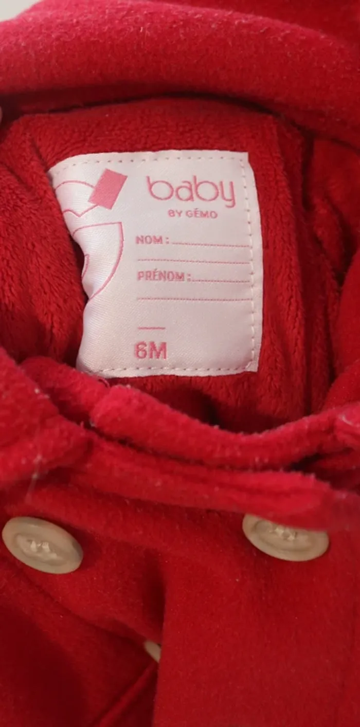 Manteau hiver fille Gémo 6 mois - photo numéro 5