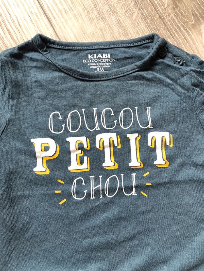 T-shirt Kiabi 3 mois - photo numéro 3