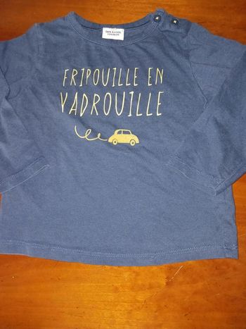 Tee-shirt 24 mois tape à l oeil