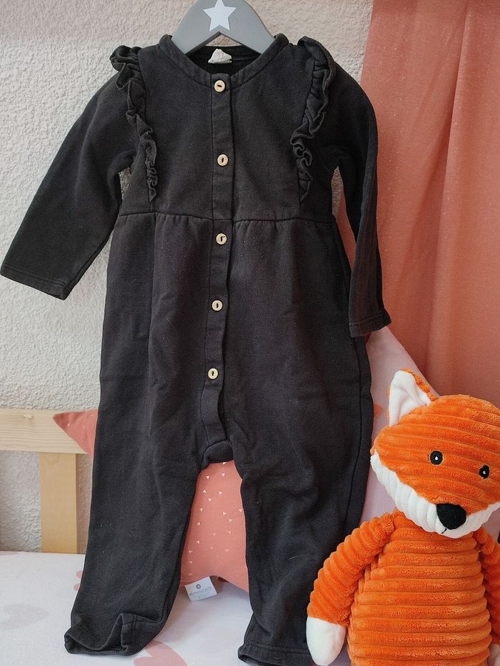 Combinaison noire - Intérieur chaud - 24 mois - Très bon état - H&M - photo numéro 2