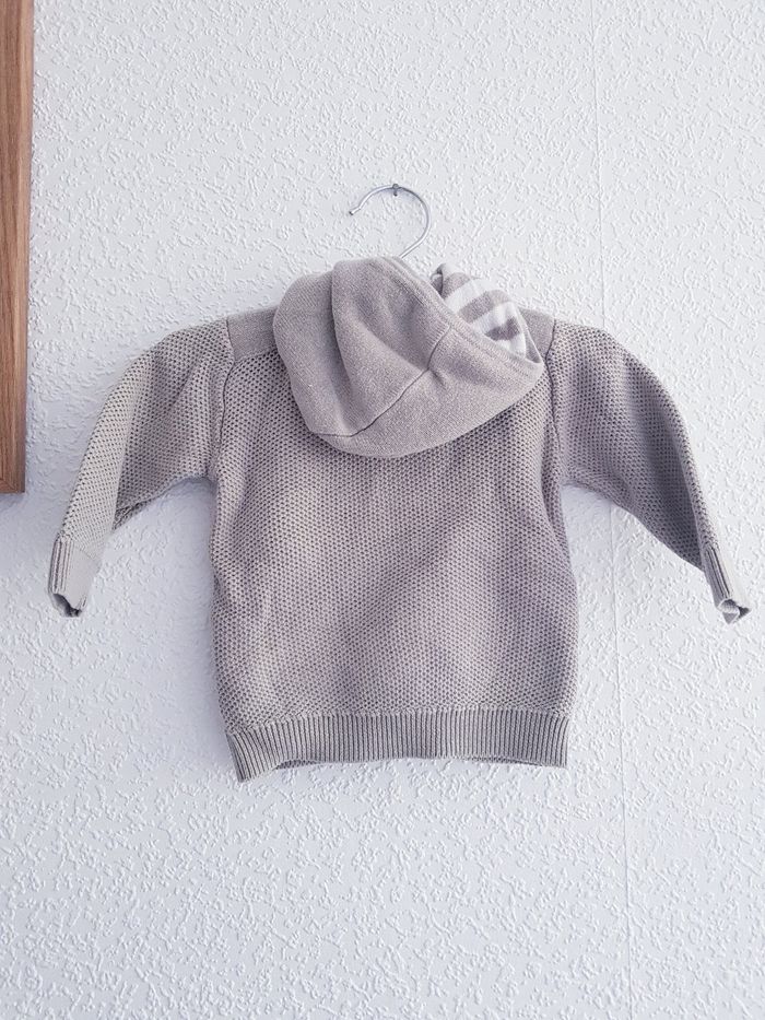 Obaïbi - Pull / gilet fermeture zippée avec capuche - photo numéro 3
