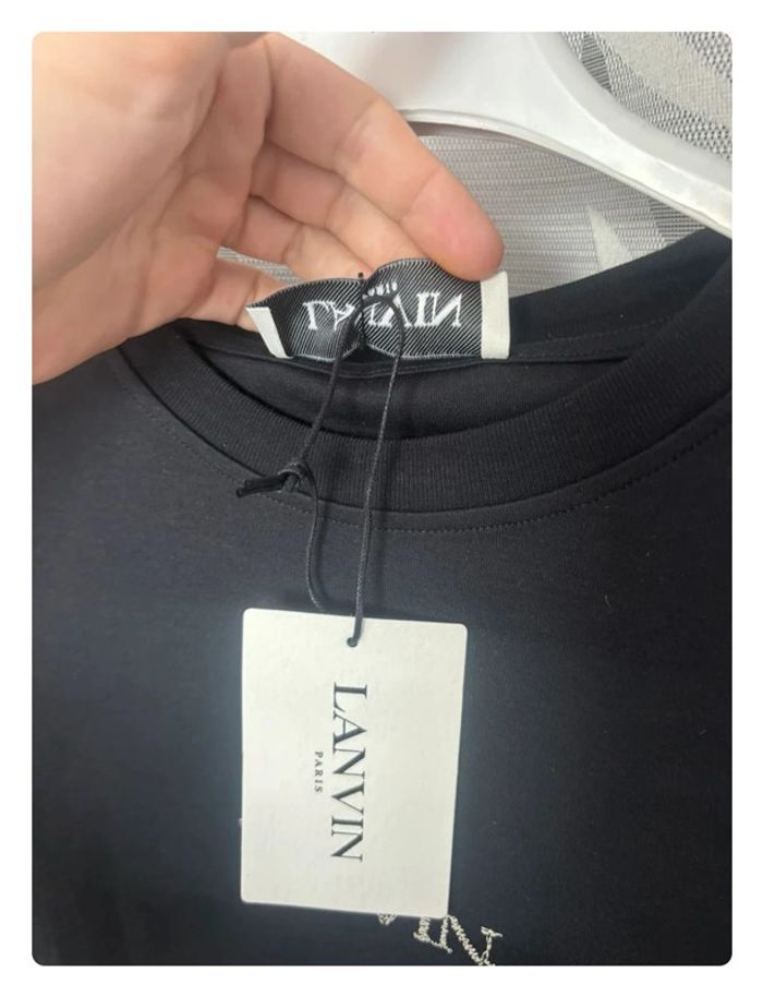 T-shirt noir Lanvin taille Xs - photo numéro 8