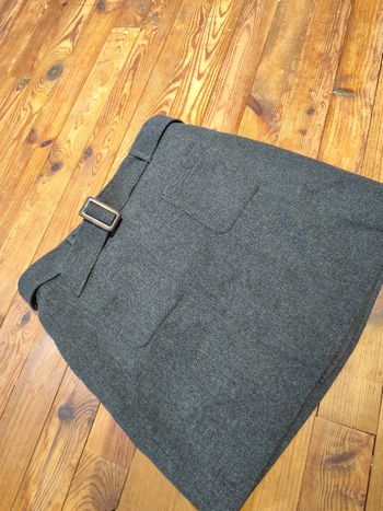 Jupe grise à poche style jupe tailleur femme taille 44