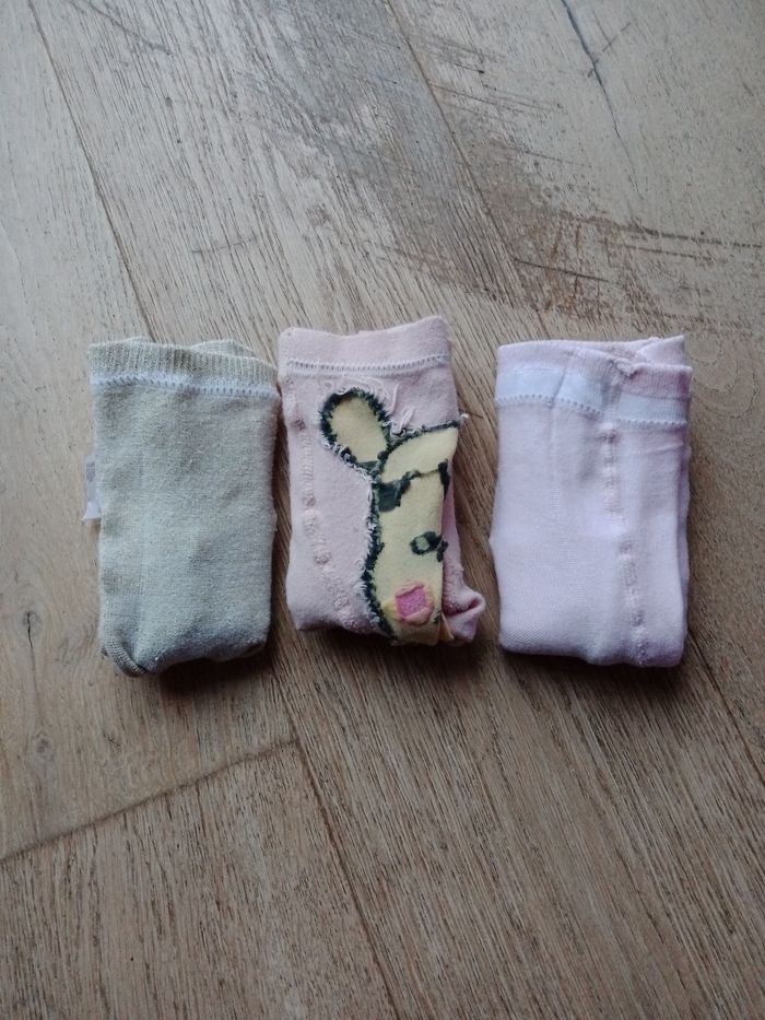 Lot de 3 collants fille – taille 36 mois