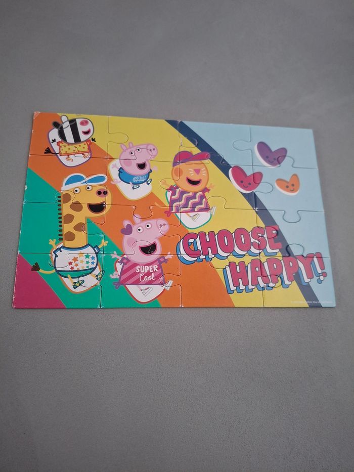 Boîte de 4 puzzles Peppa Pig 3ans - photo numéro 4