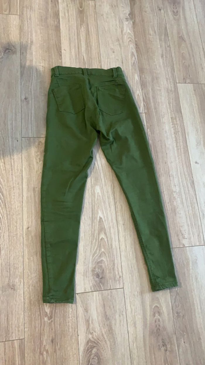 Pantalon vert skinny - photo numéro 2