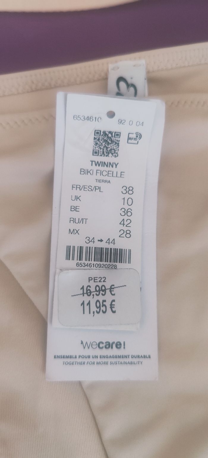 Maillot de bain neuf femme en 38 Etam - photo numéro 2