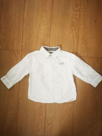 Chemise blanche taille 24 mois