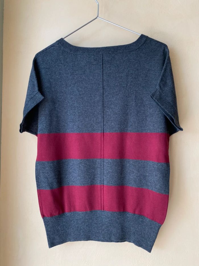 Top manches courtes en maille rayé Mexx S - photo numéro 2