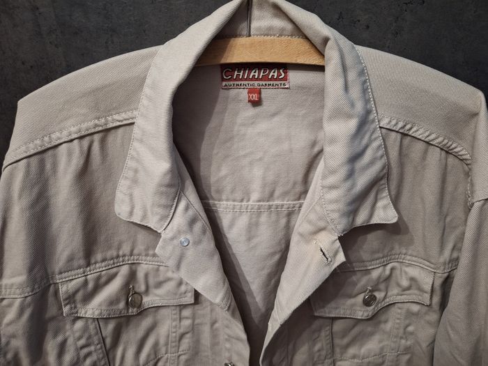 Blouson jeans beige - photo numéro 3