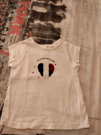 Tee-shirt drapeau français