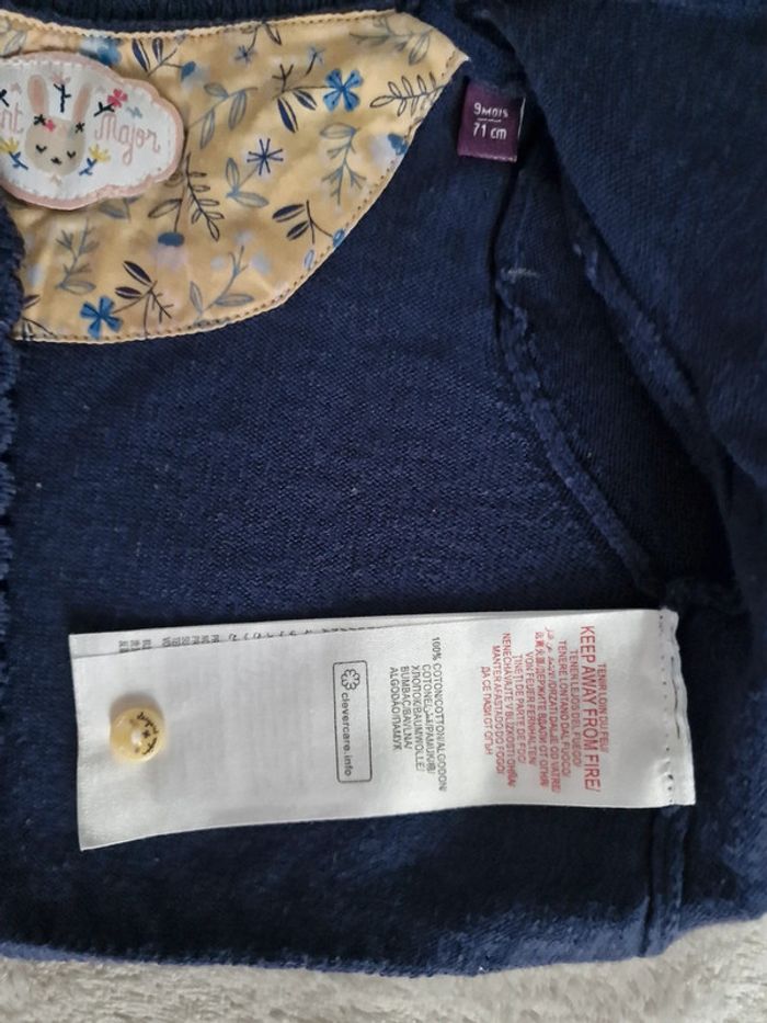 Gilet court bleu celeste - 9M - Sergent Major (TBE) - photo numéro 7