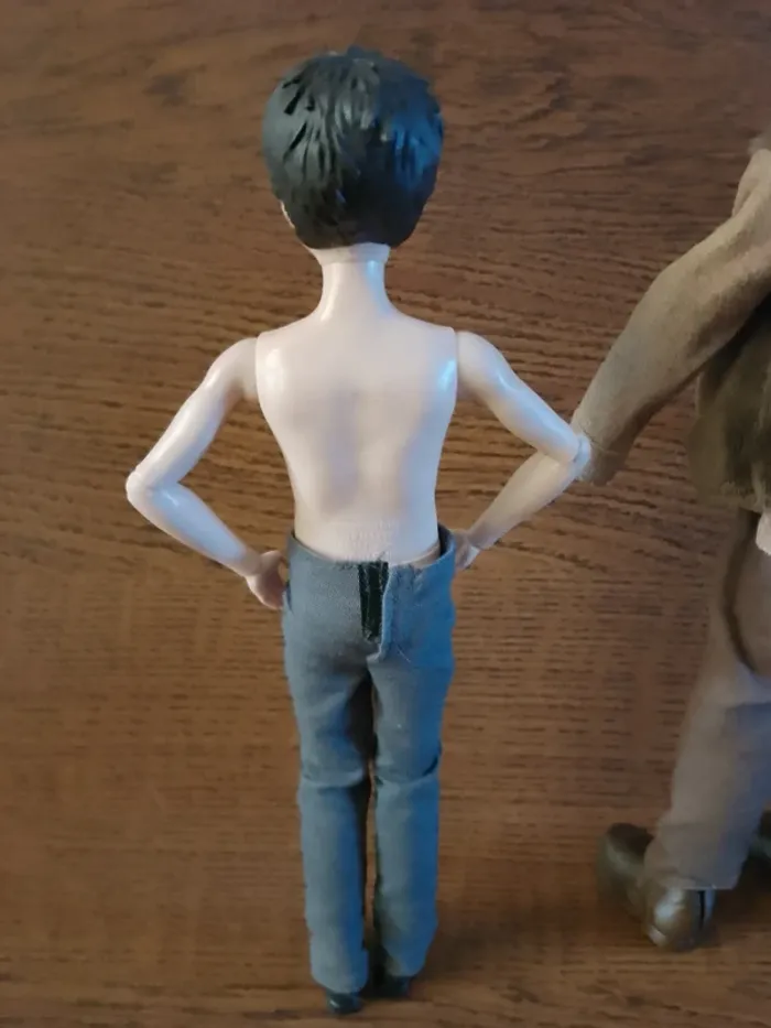 2 figurines harry potter et rubeus hagrid mattel - photo numéro 5