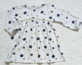 Gemo robe douce chaude chats 12 mois