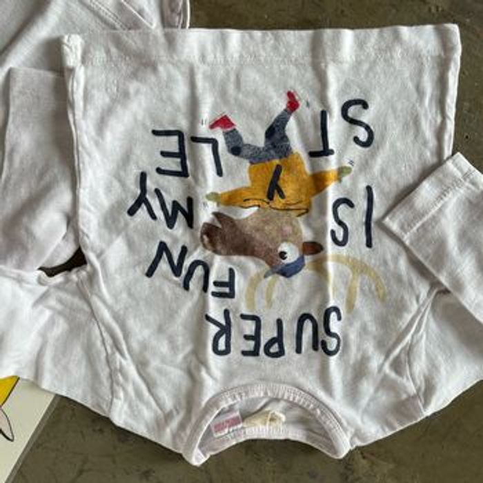 Lot de tee shirt manche longue Zara BabyBoy - photo numéro 2