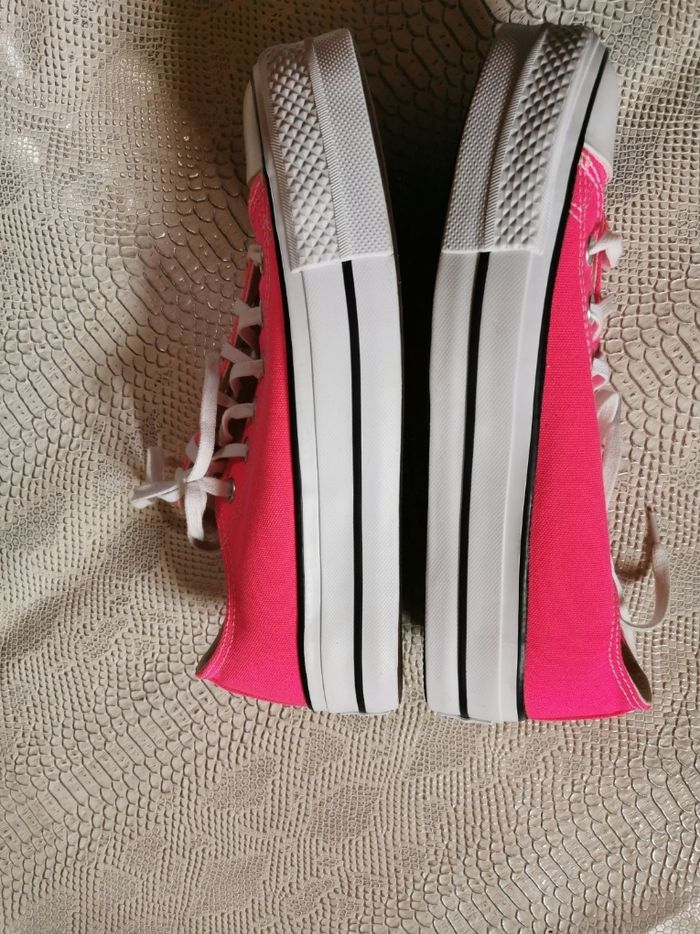 Baskets Converse basses rose fluo T40 - photo numéro 7