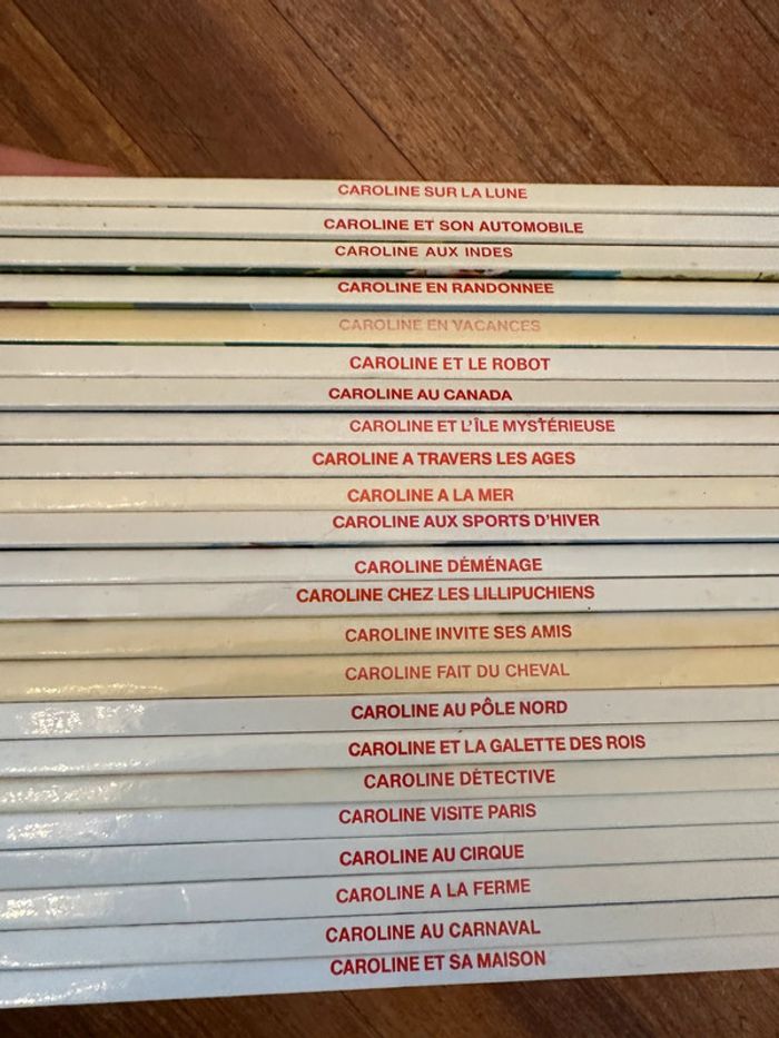 Lot très complet de 23 ouvrages Caroline Hachette Jeunesse bd album vintage - photo numéro 7