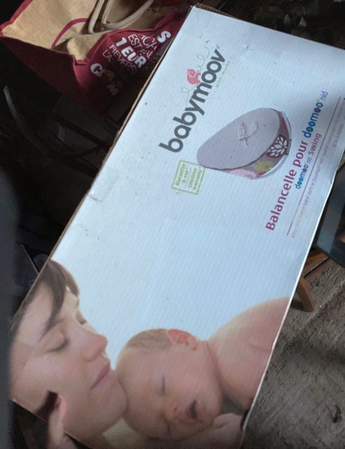 Pouf bébé doomoo avec balancelle - photo numéro 4