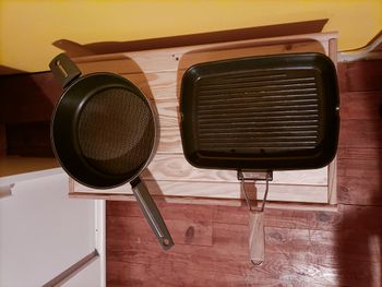 Duo Cuisson pratique : fait-tout 29cm + gril 35cm (manche bois pliant)