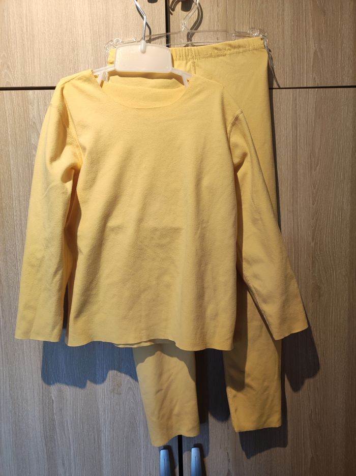 Pyjama jaune hiver 6 ans