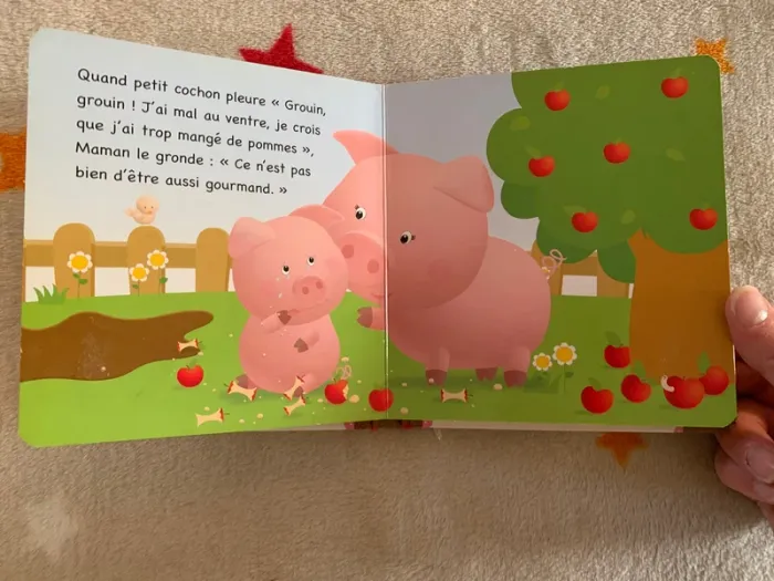 Mon Petit Bébé Cochon – Livre bébé cartonné Fleurus – Dès 12 mois - photo numéro 2