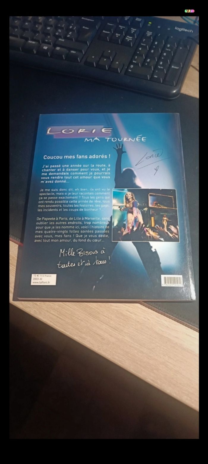 Livre lorie ma tournée - photo numéro 2