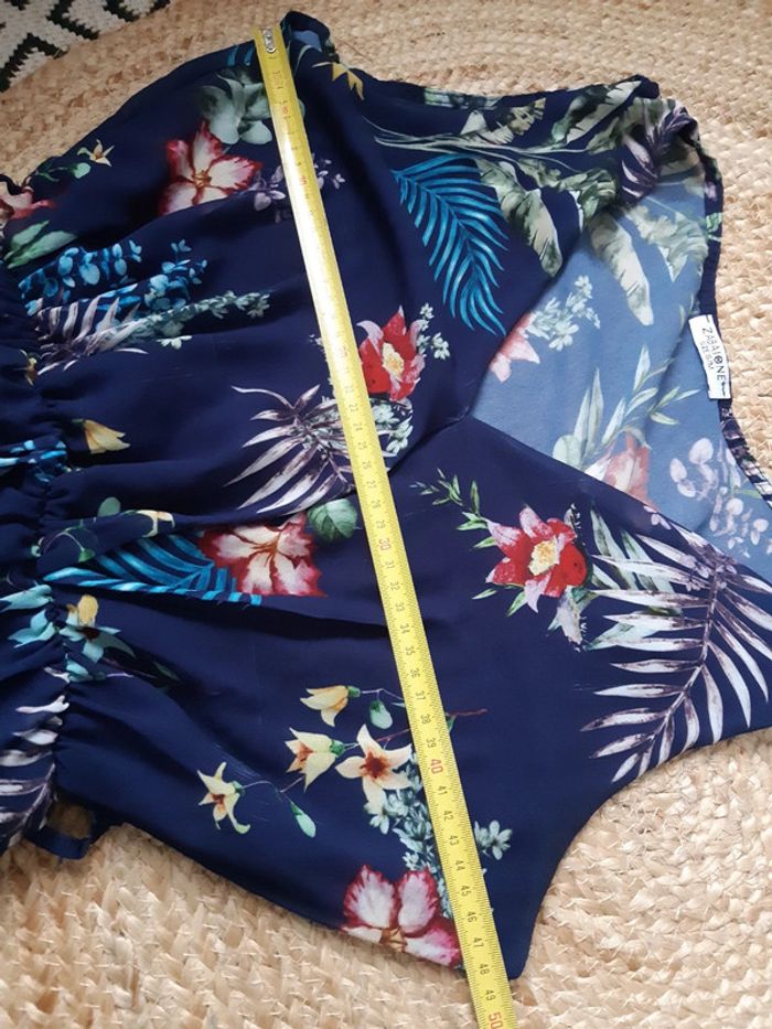 Robe longue motif fleur Zabaione S/M - photo numéro 12