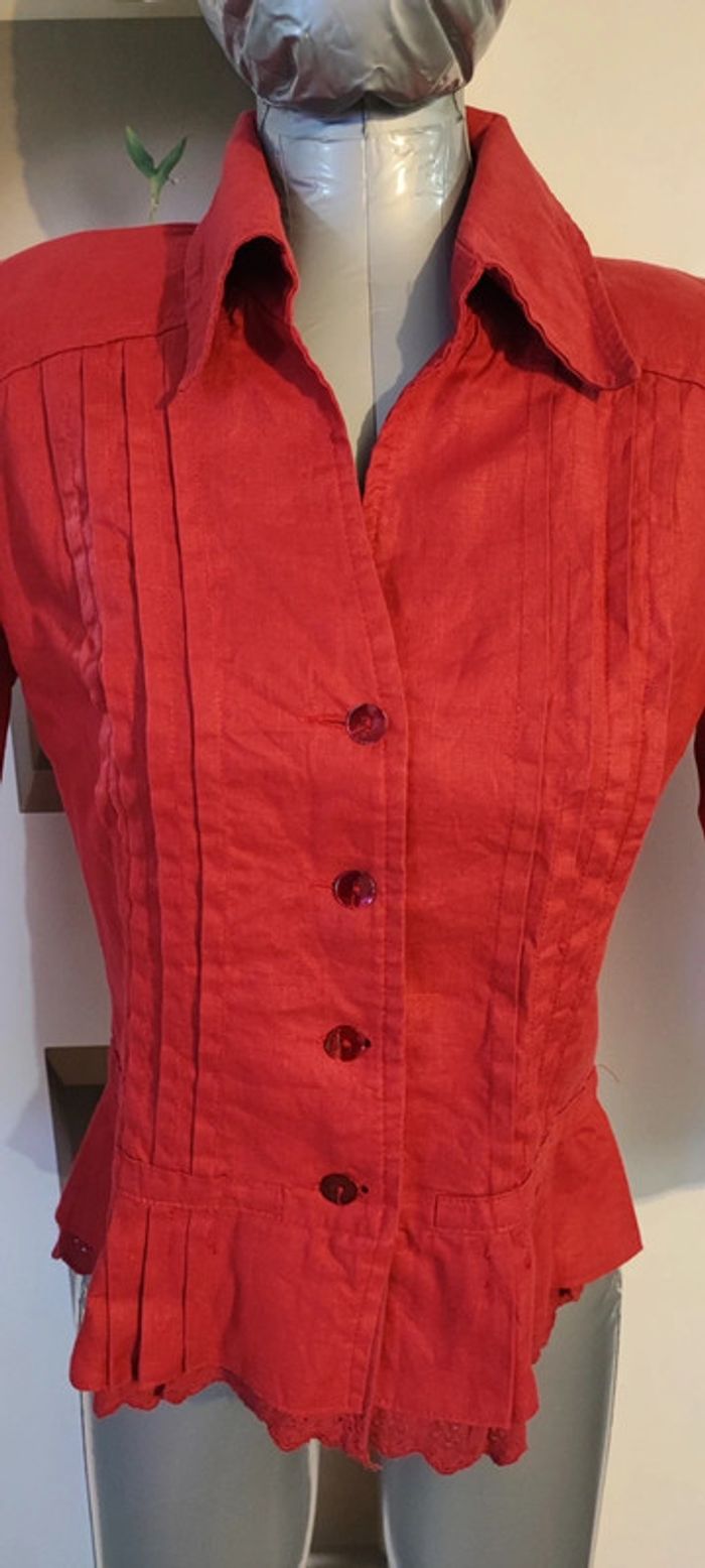 Veste en lin taille 38 - photo numéro 3